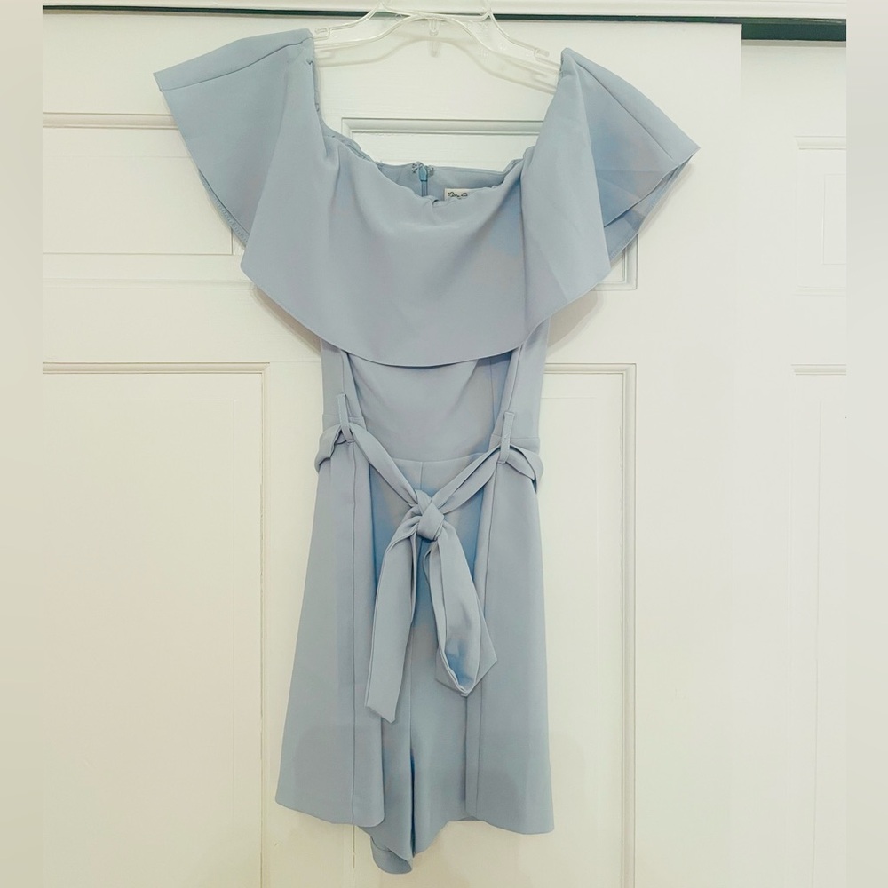 Miss Selfridge: off the shoulder playsuit